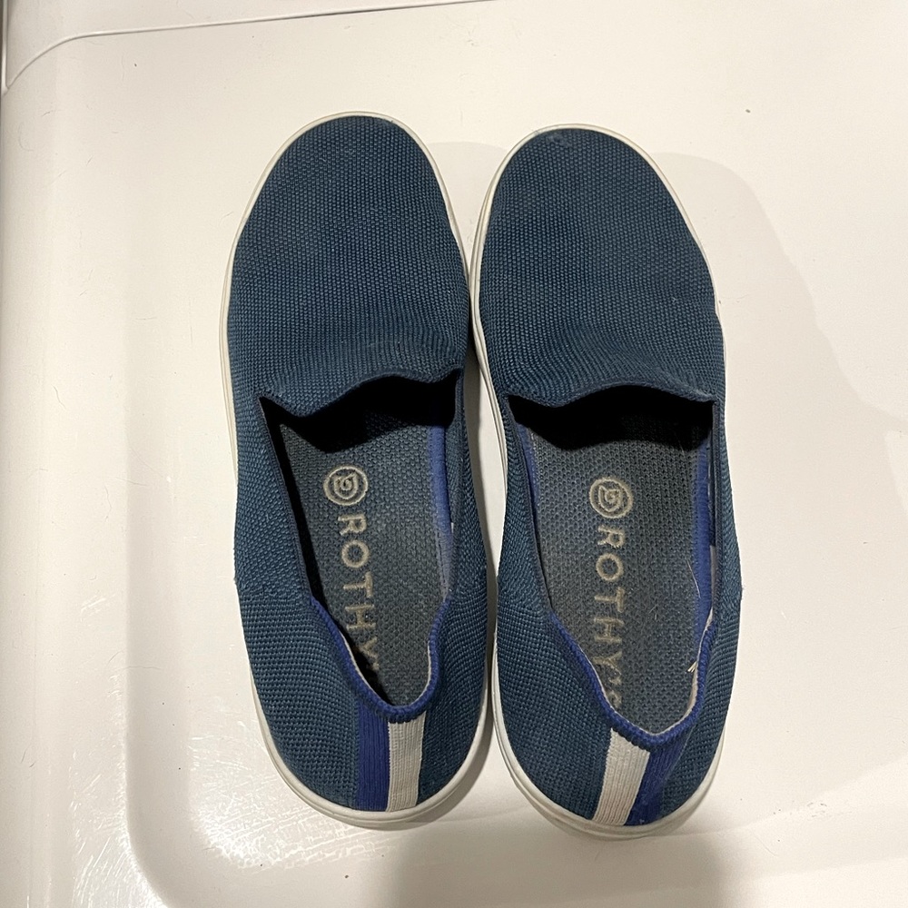 Rothy’s sneakers size 7.5 in teal